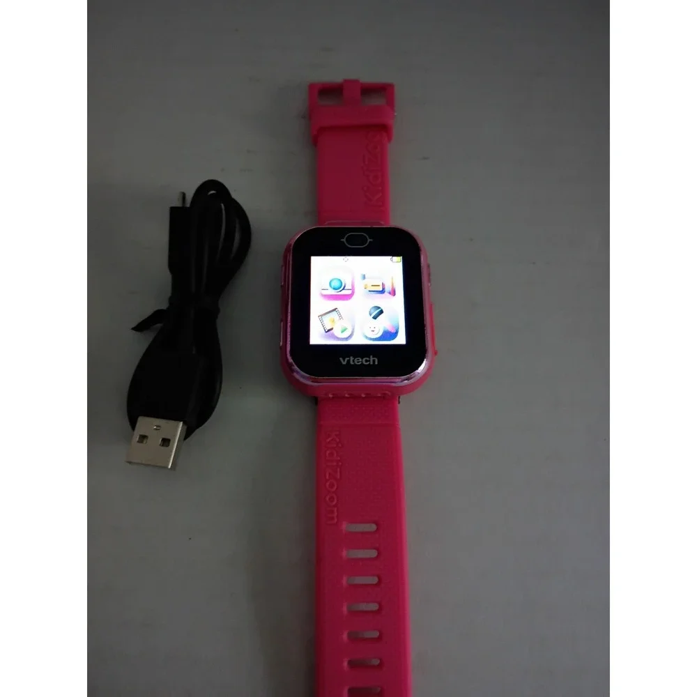 VTech 5490 Watch with Charging Cable Pink Tested‎ See Pictures